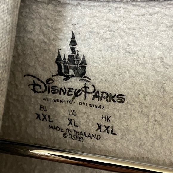 Vintage Walt Disney World High End Gray Men’s XL Mickey Mouse 13 Hoodie - Picture 3 of 6